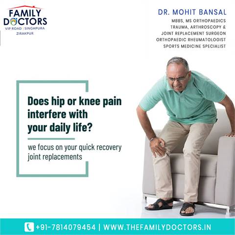 Dr Mohit Bansal Family Doctors- Orthopedic Doctor in Zirakpur | Bone & Joint Specialist 